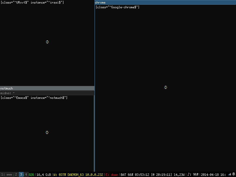 i3 default look really makes you feel like a p0w3rus3r